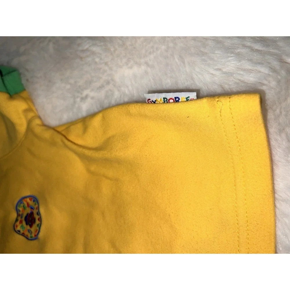 Gymboree Rainbow Tag Suspender Bubble shorts Overalls Color Block Set Fish